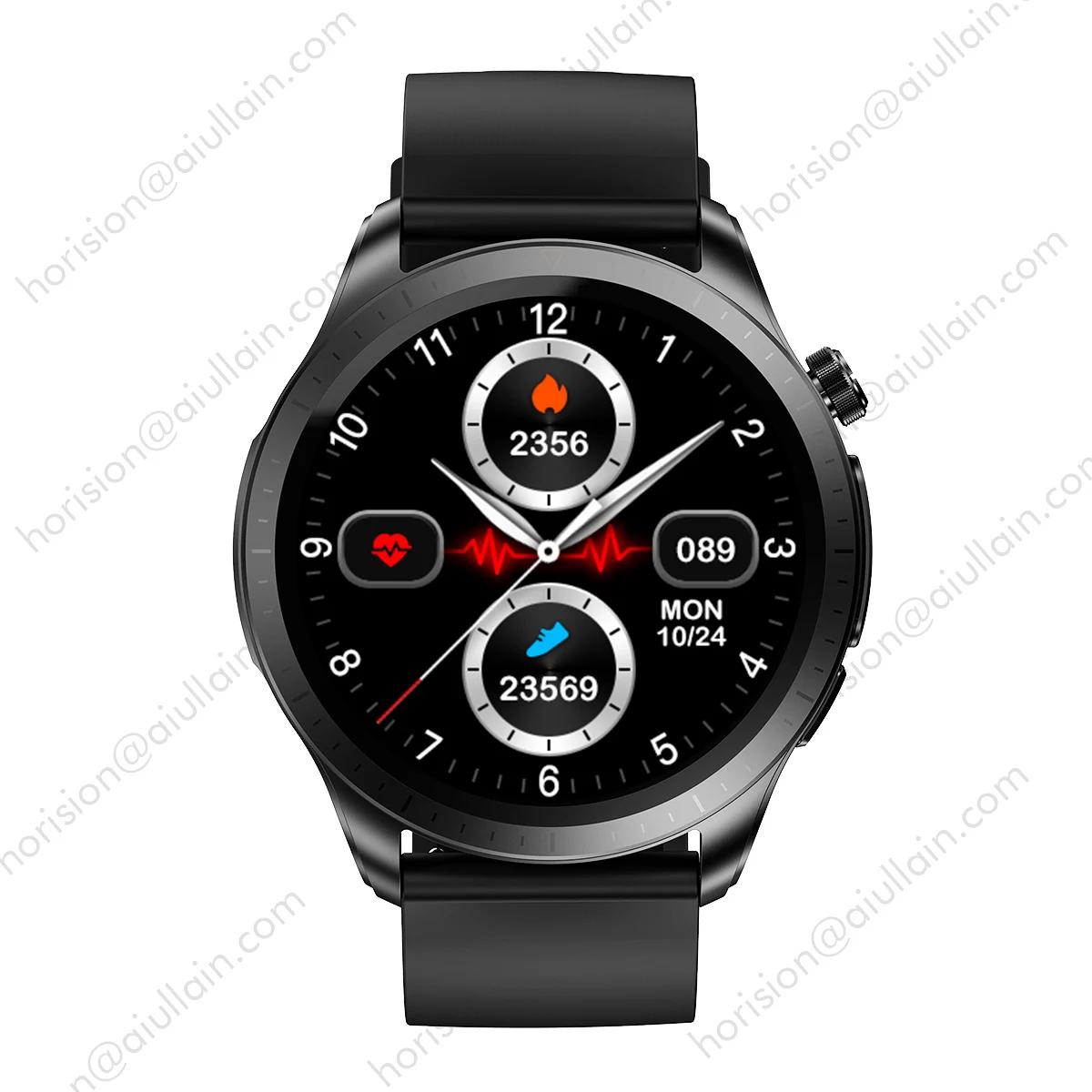 Aiullain E420 Smart HRV health watch HD large screen, ECG real-time ECG analysis ECG band monitoring non-invasive blood sugar
