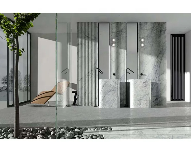 Italy Style Milas Lilac Himalayas White Marble Slab For Interior Bathroom Living Room Floor And Wall Feature Wall