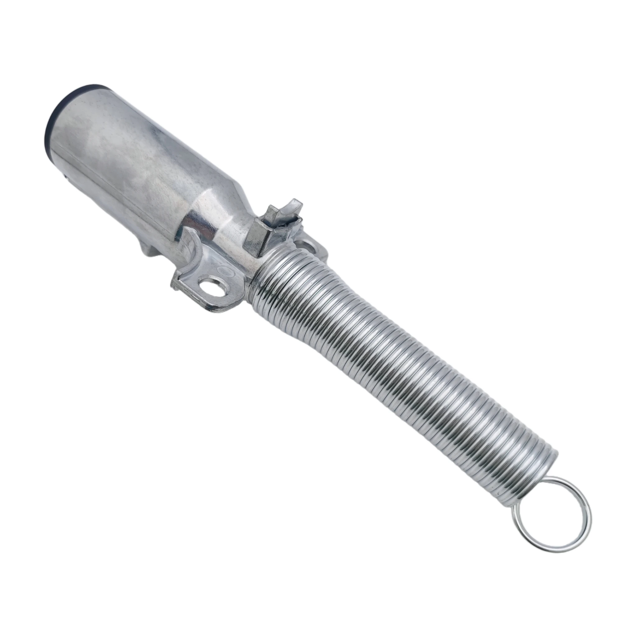 New Product Hot Selling 7 Way Plug with Spring Tail Cord Universal 24v Trailer Plug trailer Socket For Trailer Lamp Connection