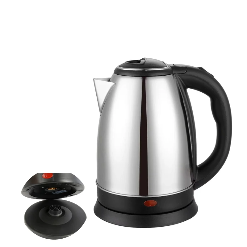 In stock 1500W 1.8L 201 Steel Tea Water Electric Kettle stainless steel kettle
