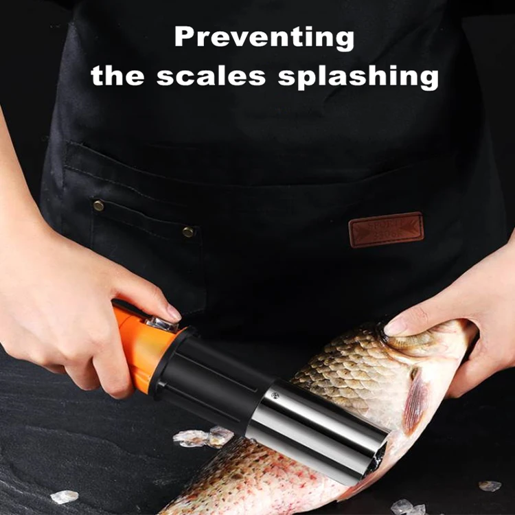 Horus Fast handheld battery electric fish scaler scraping scales remove machine with low