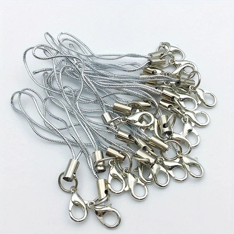 Promotional Polyester Lanyard Strap Cord with Jump Ring Mobile Phone Straps Handmade Accessories DIY Crafts Pendant Cords