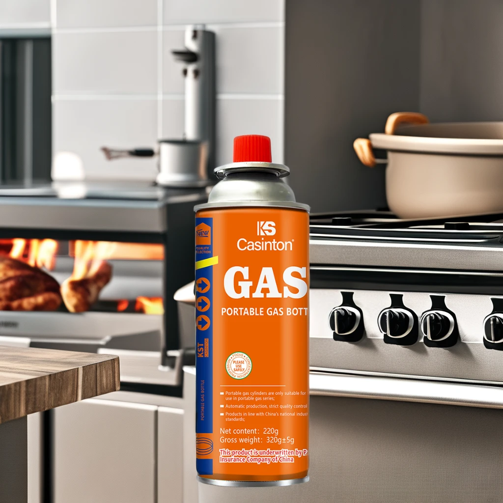 OEM/ODM High quality portable Butane gas cartridge 220g/227g Barbecue mini stove disposable butane gas tank