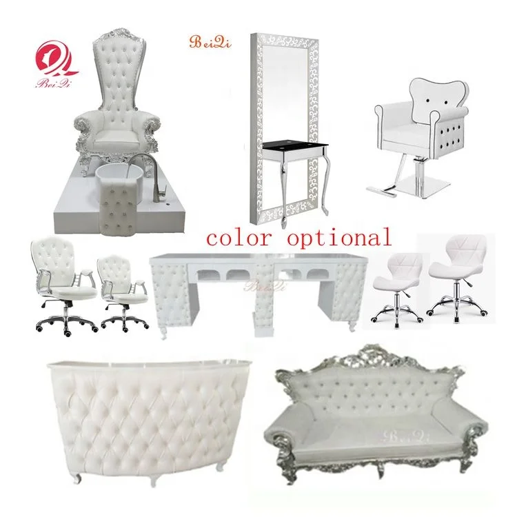 Modern Luxury Pedicure Spa Chair Manicure Nail Table with Exhaust Fan