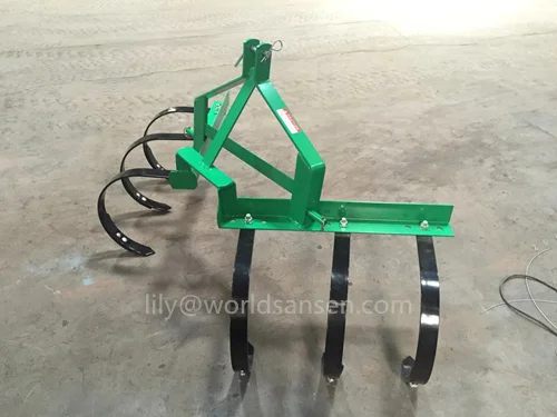 Tractor 3 point cultivator ; c tine ripper for farm tractors; six tine cultivator