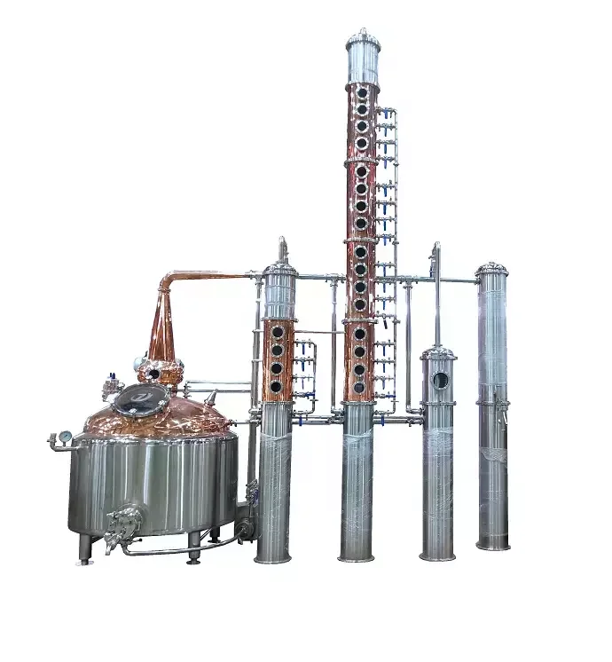 ZJ Alcohol Still Rum Whisky Brandy Liquor Wine Distillery Vodka Making Machine 1000L