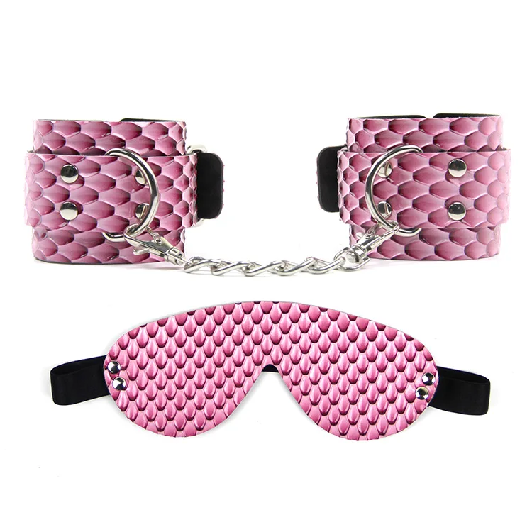 SM браслет наручники для кровати эротический фетиш eyemask флирт ограничитель бондаж комплект косплея