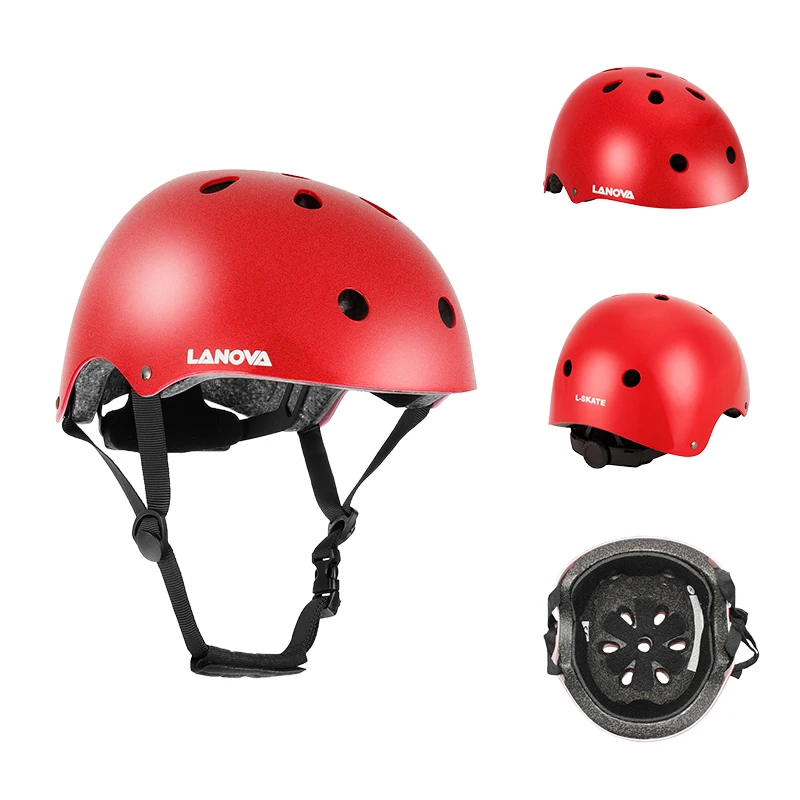 skateboard helmet with air flow 11 vent ice skating helmet for balance scooter professional Lightweight skateboard helmet