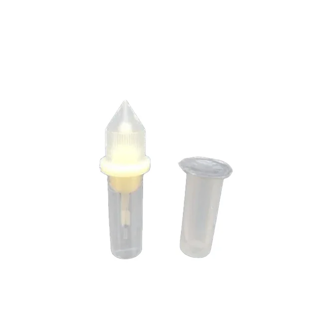 Medical 2ul/5ul/10ul/15ul/20ul Transparent Plastic micro blood collector capillary tube and sharp cap