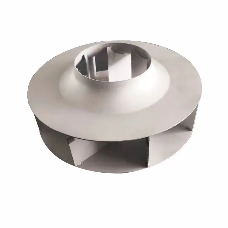 Stainless steel impeller dust removal fan boiler fan impeller manufacturer customized