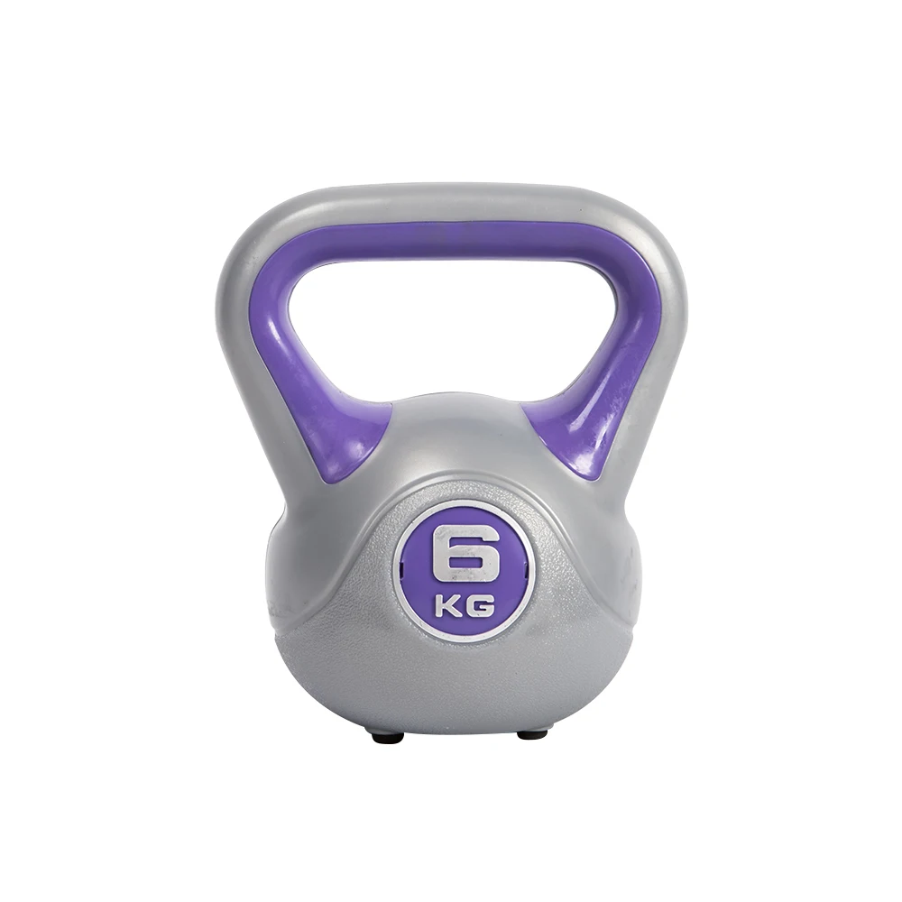 Custom High Quality Power Training WeightLifting Colorful Plastic Sand Kettlebell