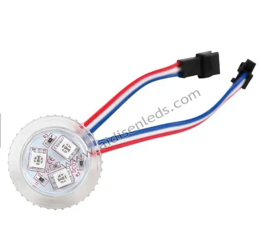 amusement park rides equipment outdoor ucs16703 point lights punch 26mm rgb led lighting for rides light