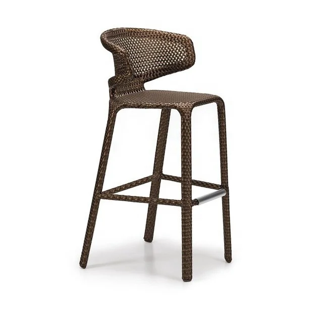 
garden outdoor wicker bar set chair and table patio bar furniture rattan bar stool 