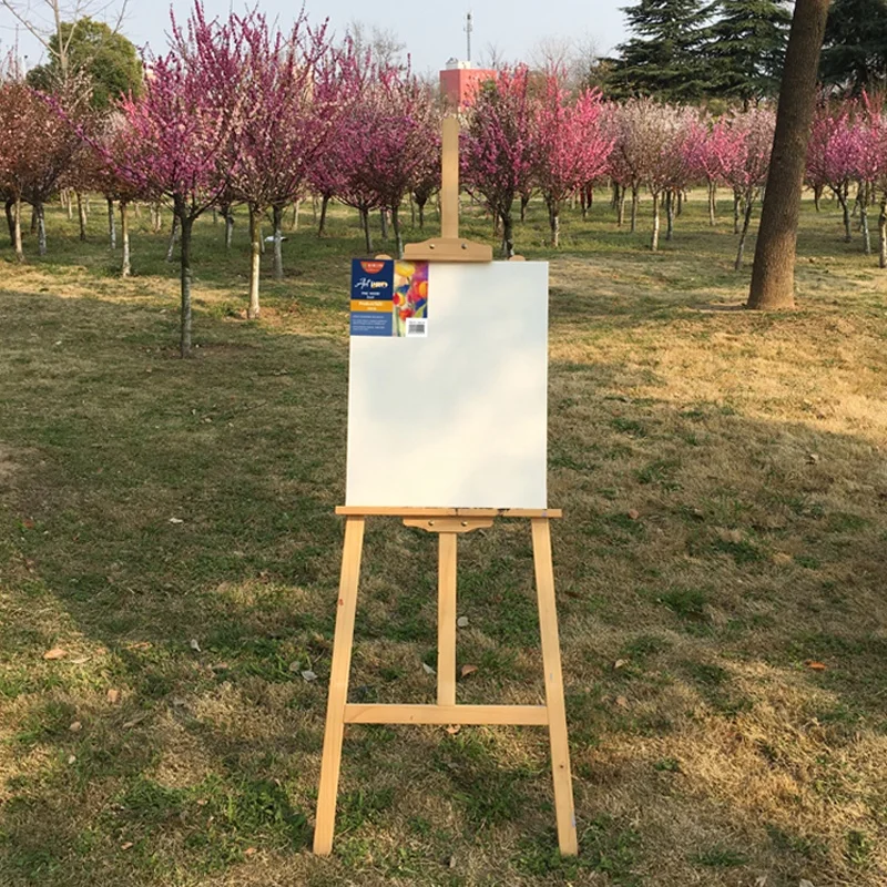 Pine Wood  Floor  display  easel 150 cm for Painting, Display