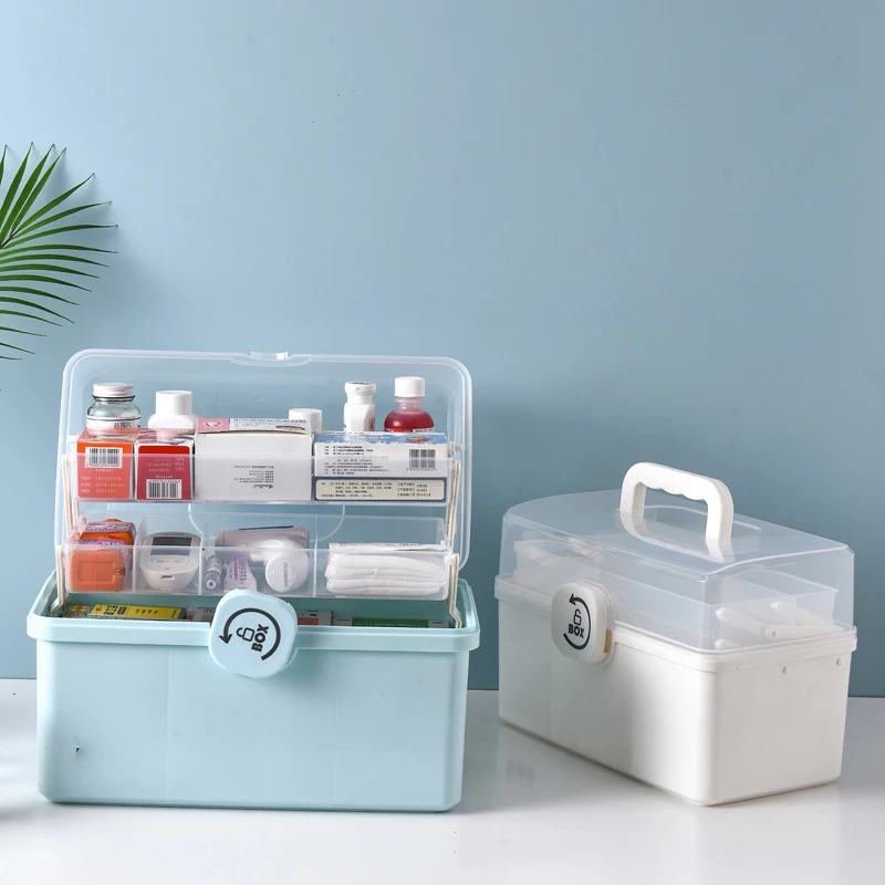 6.7 Plastic Storage Box Multipurpose Organizer and Storage Case for Art Craft and Cosmetic