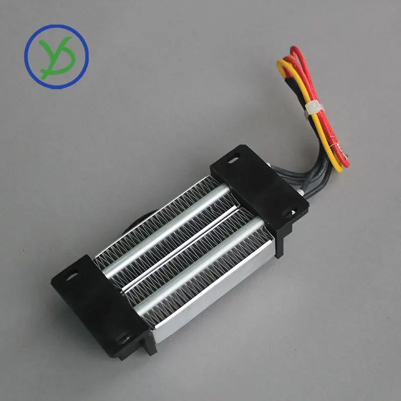200W AC/DC 12V Insulated PTC ceramic air heater constant temperature 120*50mm for egg incubator