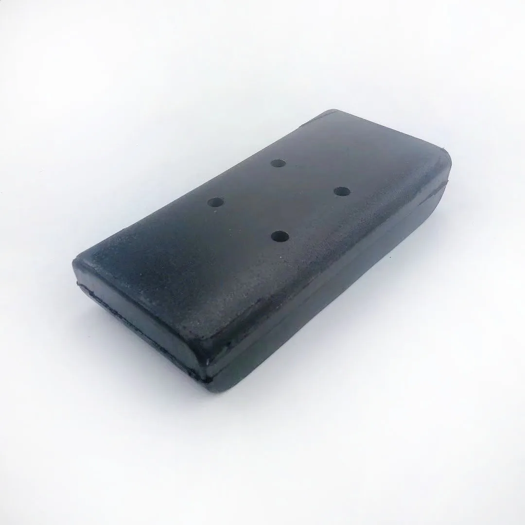 asphalt paver spare parts replacement pad 200mm PN.BB621 bitelli rubber track pad