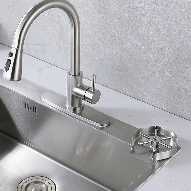 Upgrade Metal Glass Rinser Cup Washer for Kitchen Sink Attachment Matte Black Baby Bottle Automatic Cleaner Bar Accessories