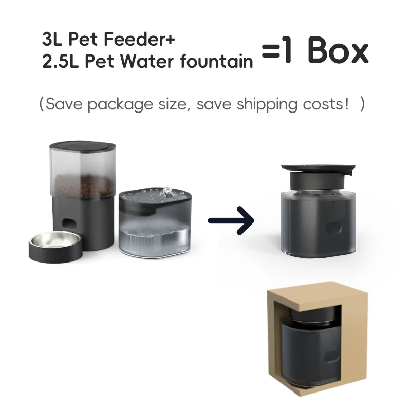 Wholesale Smart Pet Feeder Supplies Wifi Cat Dog Water Fountain Food Bowl Dispenser Electric Automatic Pet Feeder For Dog Cat