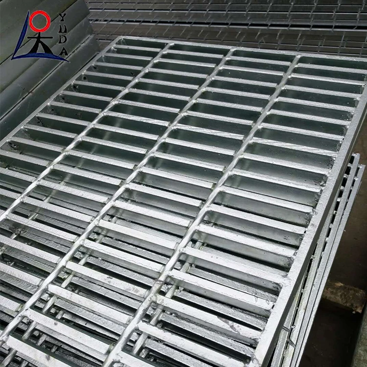 Mild drainage platform flooring welded grates metal galvanized steel floor grating trench covers