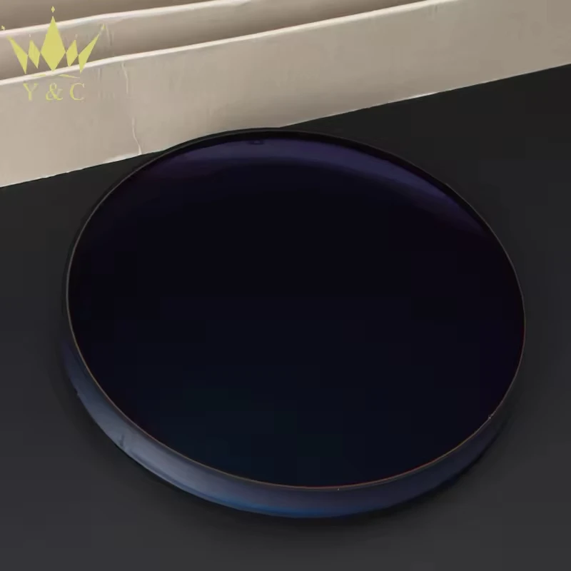 High quality 1.56 1.61 1.67 eye protection photochromic lenses sunglasses lens grey for summer