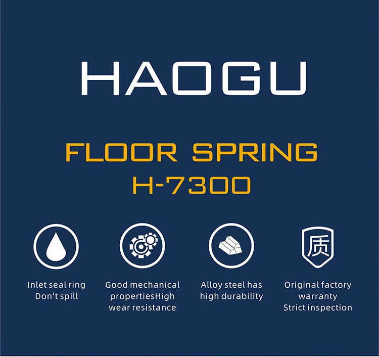 High Quality Glass Door Hardware Conceal Installation Floor Spring Floor Hinge Hold Open Floor Spring for Glass Door