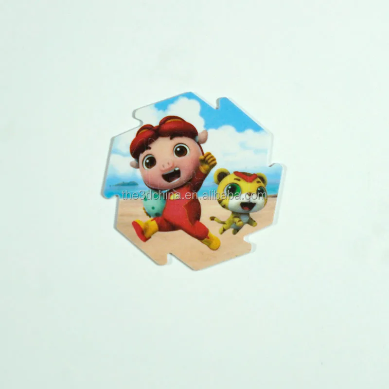 Custom Size Plastic Tazos Custom PP Tazo Lenticular Printing Game Card