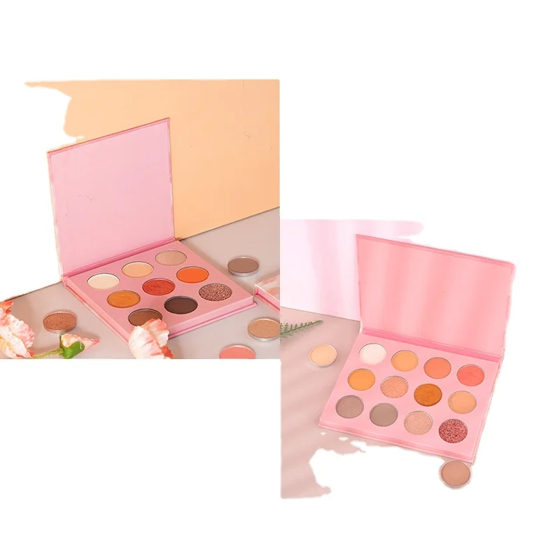 new 9 12 colourpop 26mm green grey custom 3d sparkle diy glitter eyeshadow palette high pigmented vegan private label eye shadow