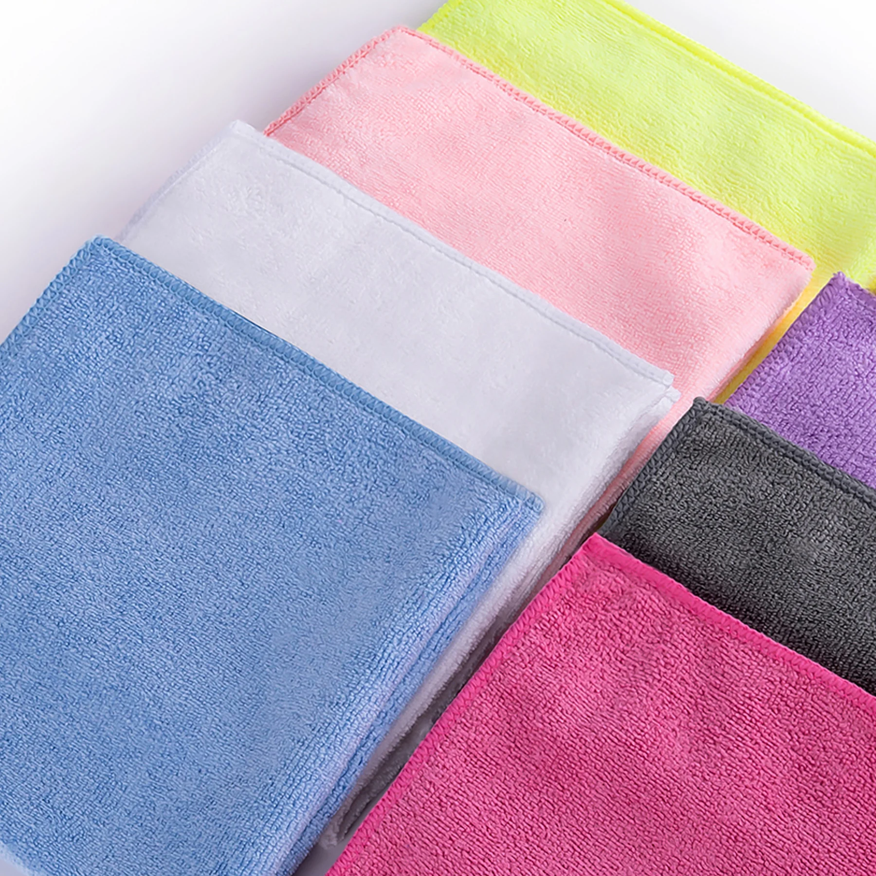 Wholesale customized ultra-fine fiber kitchen cleaning towels can be customized with embroidered logos and laser carved logos