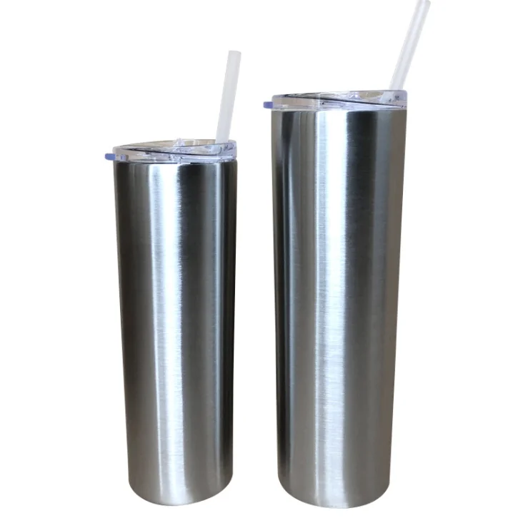 TJS China tumbler wholesale slim double wall firm blank fashion tapered tumblers stainless steel skinny stainless steel