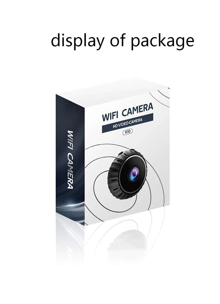 motion camera HD smart infrared night vision wifi mini camera safety monitor X10 security home