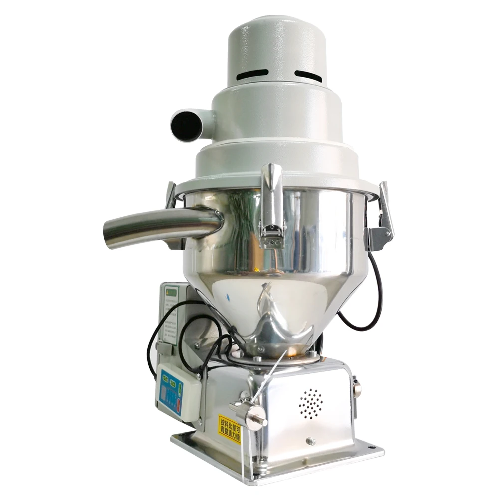 300G 1.5HP/1.1KW Self-Contained Hopper Loaders Green Coffee Vacuum Hopper Loader