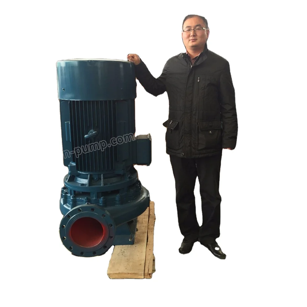 ISG 380V cast iron Vertical pipeline booster the chiller water pump manufacture centrifugal Jockey pump Cooling Tower Pump