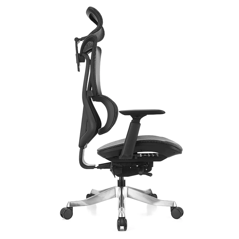 Офисные стулья из Китая с высокой спинкой, полностью Сетчатое кресло sillas de oficina с регулируемым подголовник, эргономичное офисное кресло, спецификация