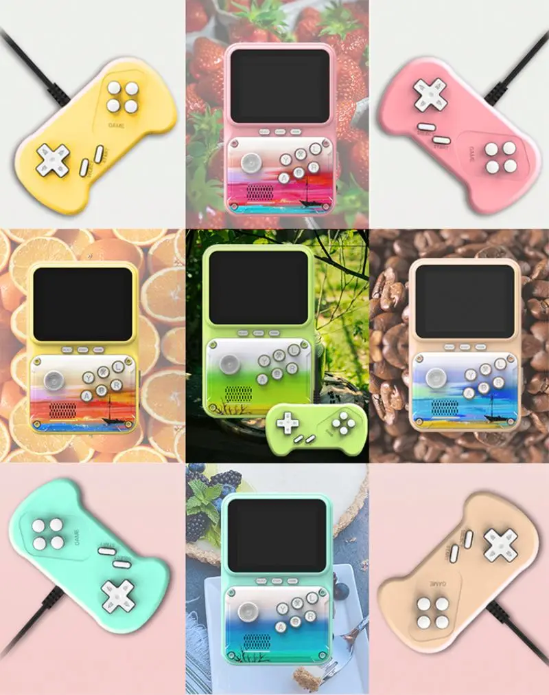 3.0 Inch  2 Players Retro Game Console Handheld Game Player SUP 500 In 1 Video Game Gamepad Controller