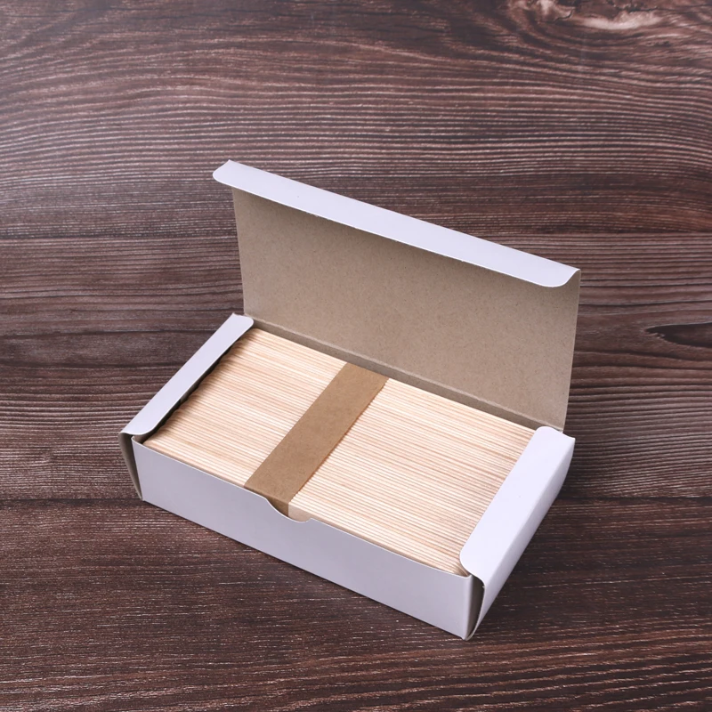 150mm Adult Wooden tongue depressor eco-friendly birch wood products