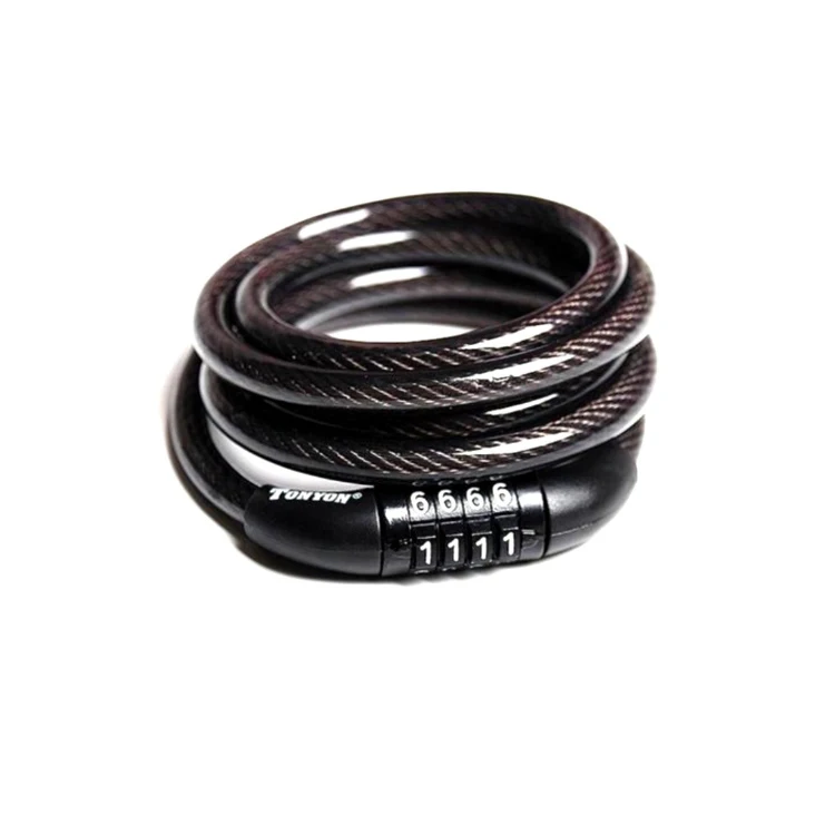 Bicycle Lock Code Key Locks Bike Cycling Password Combination Security Steel Wire Locks Bicycle Accessories
