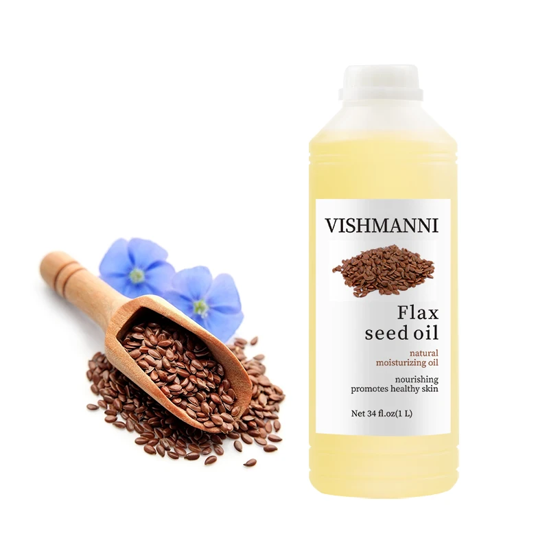 Распродажа 100% года по заводской цене, холодное прессование, неочищенное масло льна для ухода за волосами