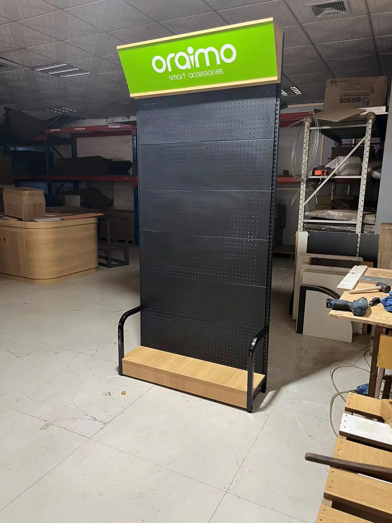 Phone Retail Shops Metal Floor Display Racking For Cellphone Accessories Headphone Display Hook Holder Stand