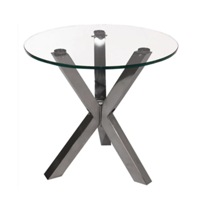 New arrival 10mm thick tempered round table top glass with polished edge