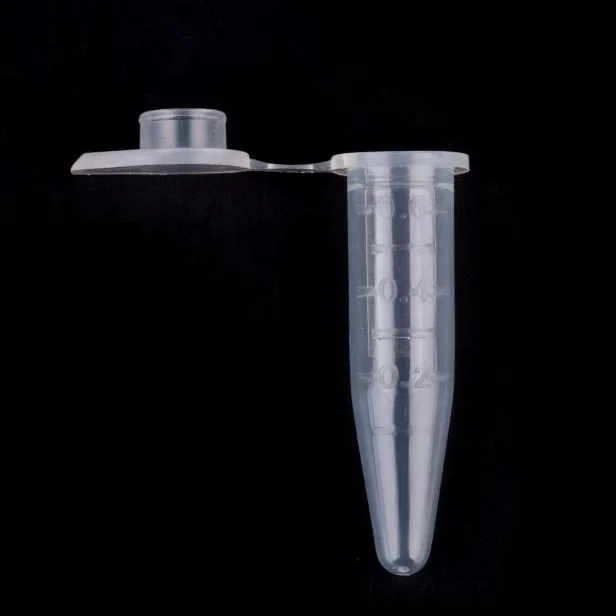Laboratory Plastic Clear Polypropylene Micro Centrifuge Tube 2.0ml 1.5ml with Lid Centrifuge Tube