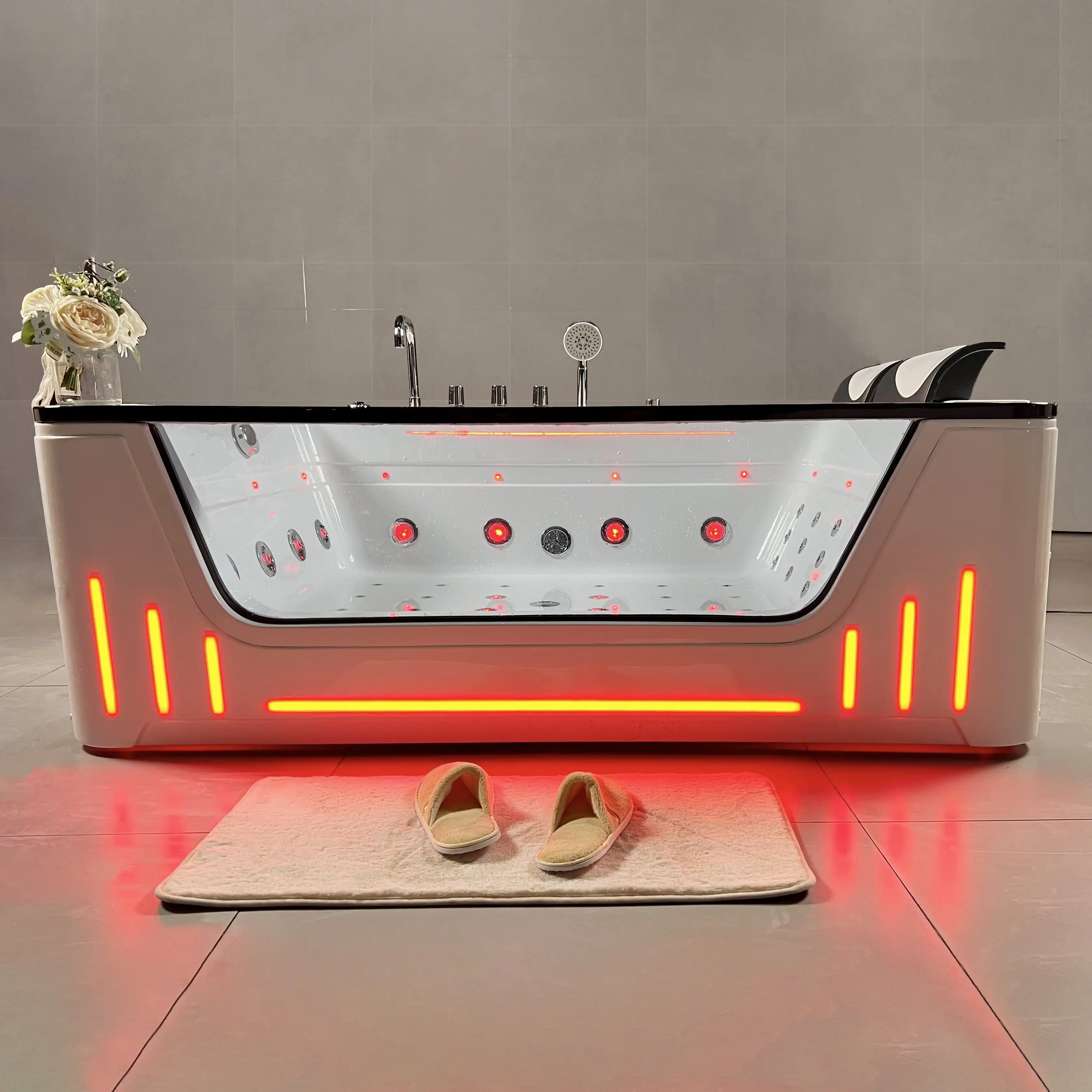 Акриловая массажная ванна для 2 человек