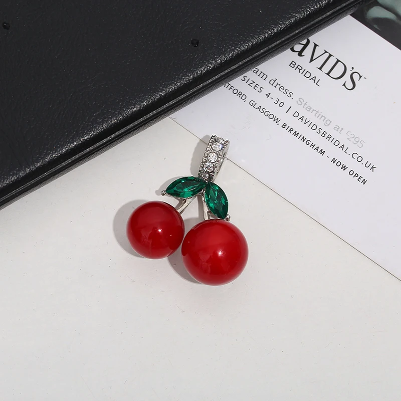 2021 cherry shape alloy diy ladies earring accessories, bracelet accessories, shoes and clothing accessories