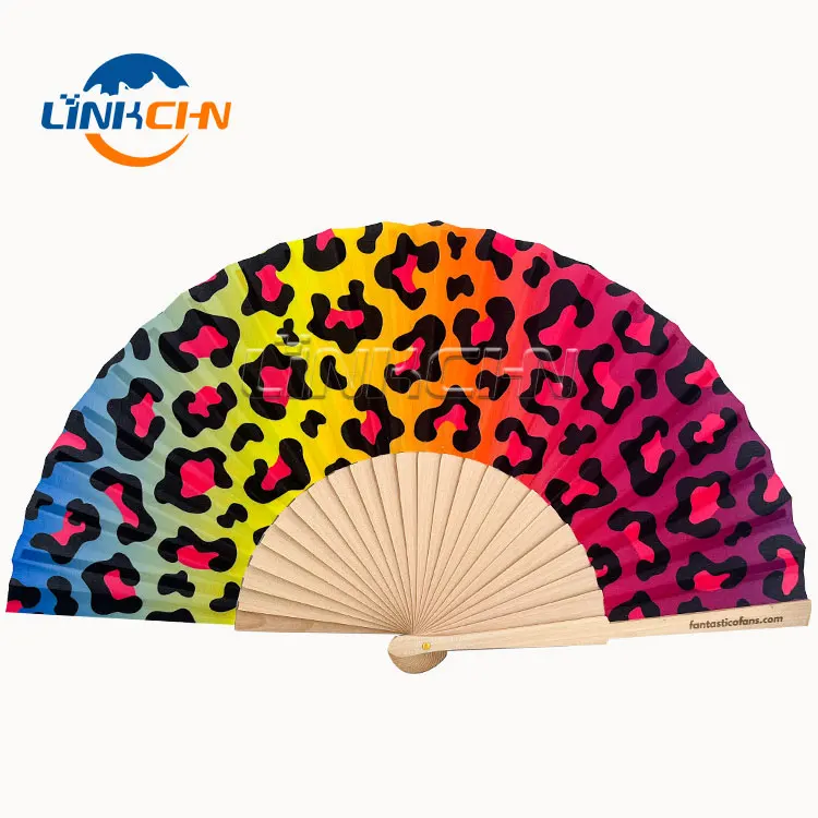 Оптовая продажа, деревянный ручной вентилятор abanicos с логотипом под заказ