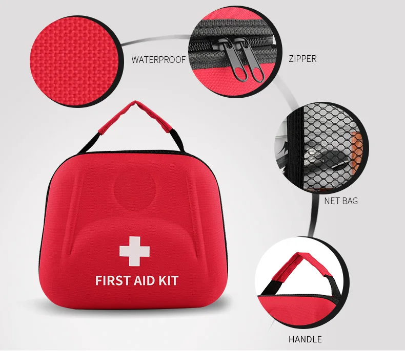 EVA first aid box  EVA emergency kit medical supplies with CE approved