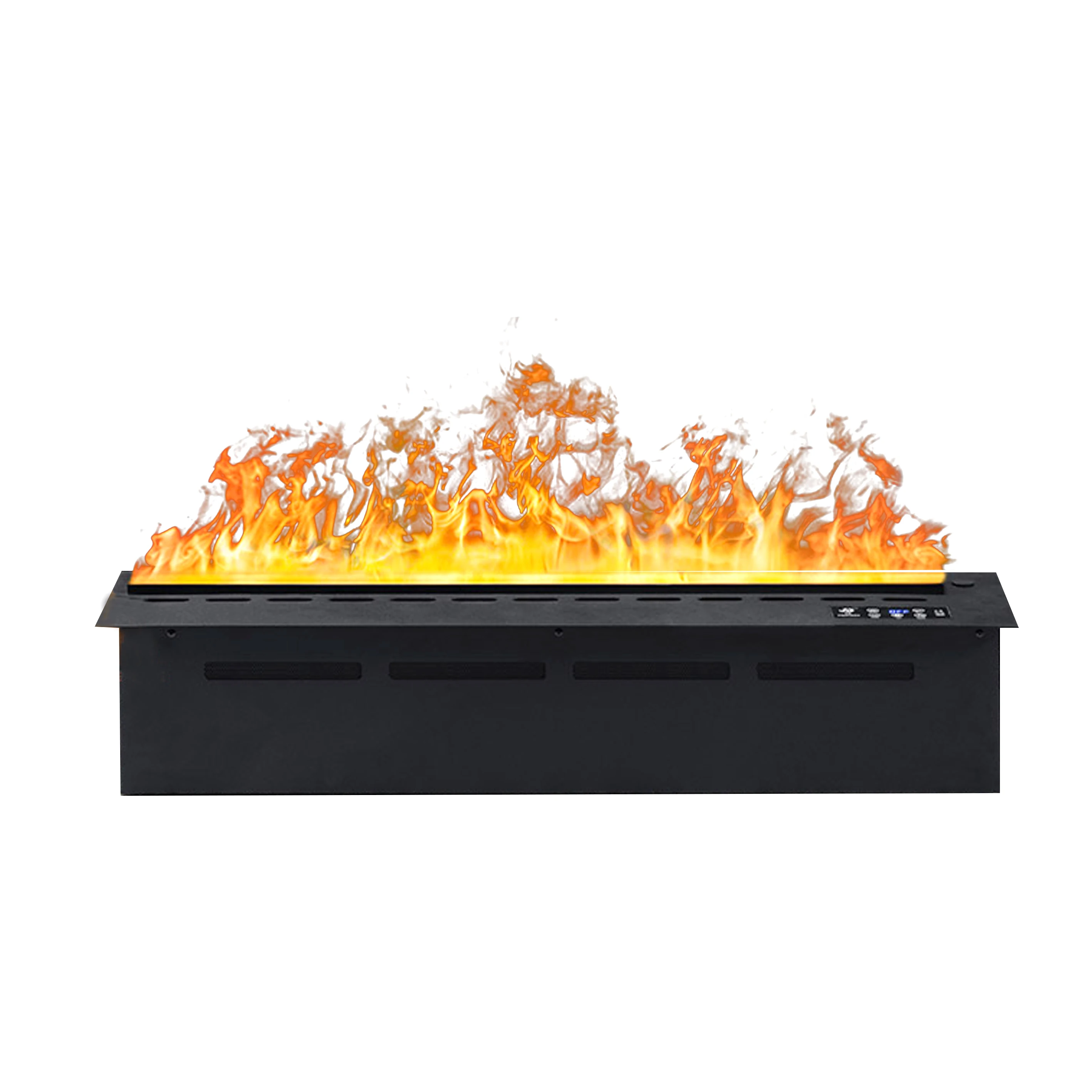 Decor Flame Modern Decorative Remote Control Wall Recessed Mounted Electric Fireplace