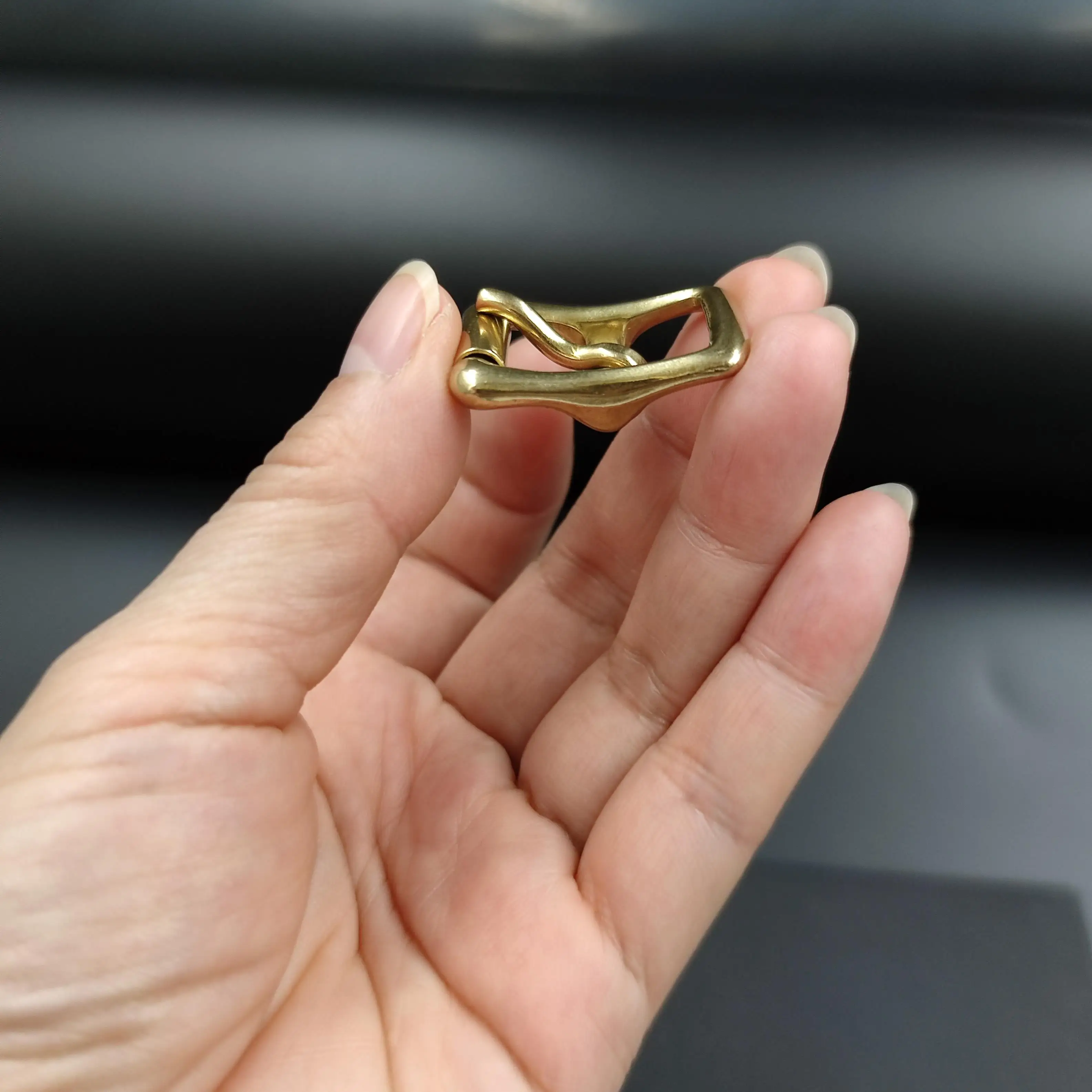 RP1006 Top Quality solid brass pin buckle roller belt buckle shoe buckle