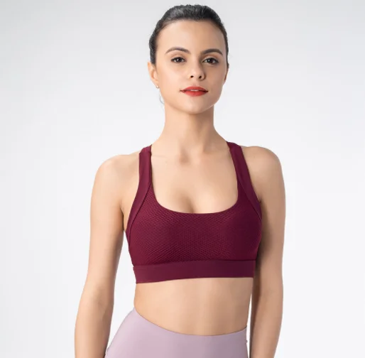 
2020 New style seamless yoga bra set, custom wholesale gym women yoga sports bra# 