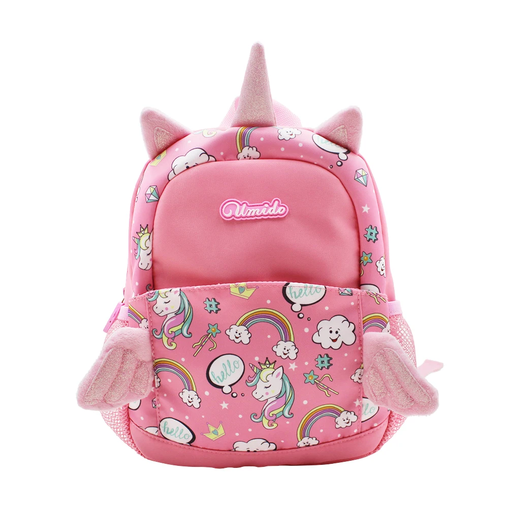 Manufacturer Famous Brands Custom logo Student Book Kids School Bag Backpack for Girls Teenagers