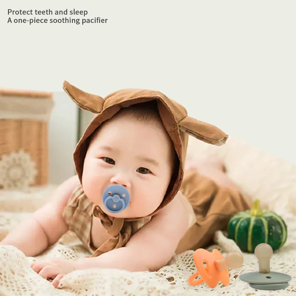 Wholesale Infant Teething Toy BPA Free 0-6 Months Newborn Toddlers Pacifier Nipple Silicone Baby Pacifier